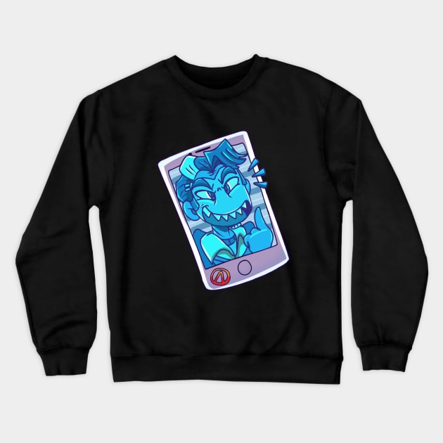 AI Jack Phone Crewneck Sweatshirt by SmolPlamp